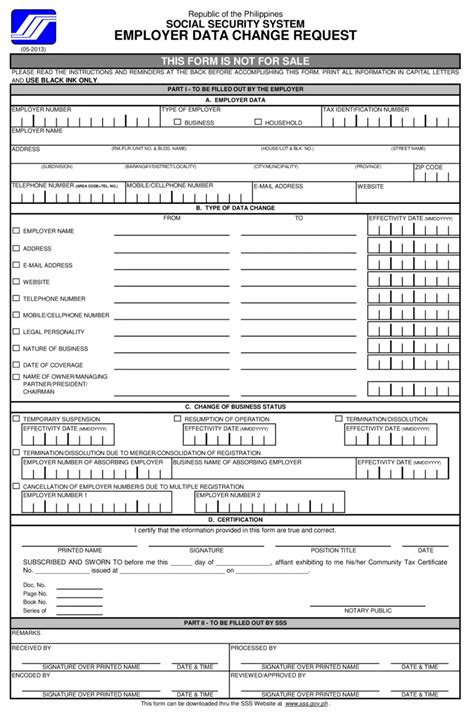 sss esrs|EMPLOYER DATA CHANGE REQUEST .